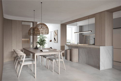 德陽市香江華府.現代簡約風格三居室裝修案例