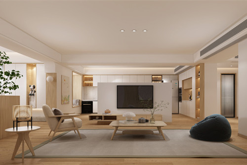 潮州市柏嘉名庭現(xiàn)代簡約風(fēng)格三居室裝修案例