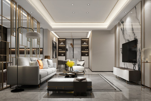 ?？?01-200平米輕奢風(fēng)格南海幸福城家裝設(shè)計案例