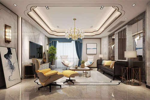 六盤水101-200平米新中式風(fēng)格家裝設(shè)計(jì)案例