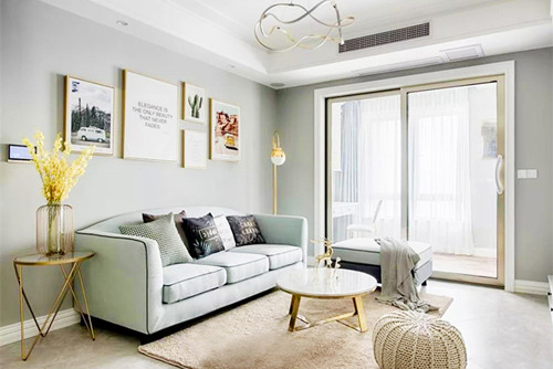 自貢市鴻祥&middot;龍玥潤景北歐風(fēng)格三居室裝修案例