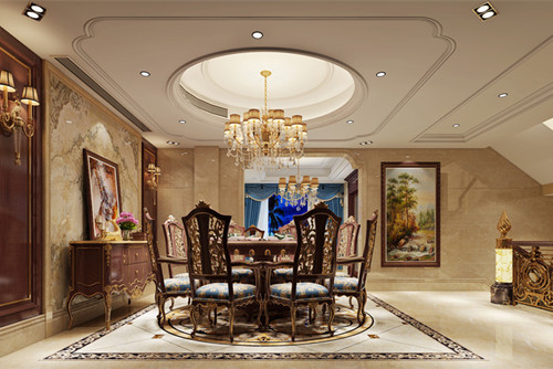 泰州301平米以上歐式風(fēng)格地中海花園室內(nèi)設(shè)計(jì)效果圖