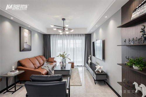 常州市華潤國際社區&middot;幸福里現代簡約風格三居室裝修案例