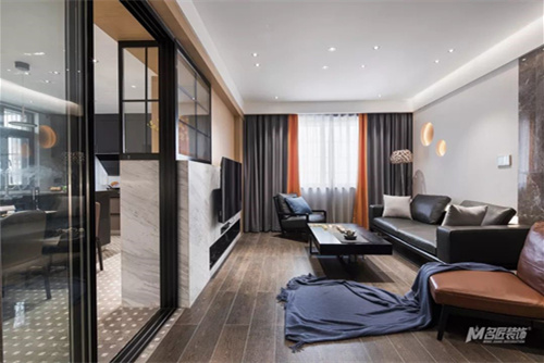 常州市龍洲伊都現(xiàn)代簡約風格三居室裝修案例