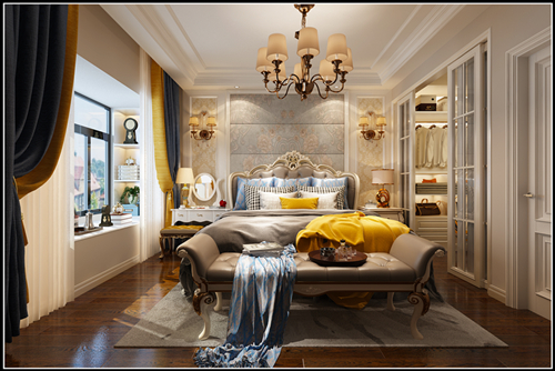 佛山市建發&middot;融創&middot;雅居樂丨和璽歐式風格三居室裝修案例