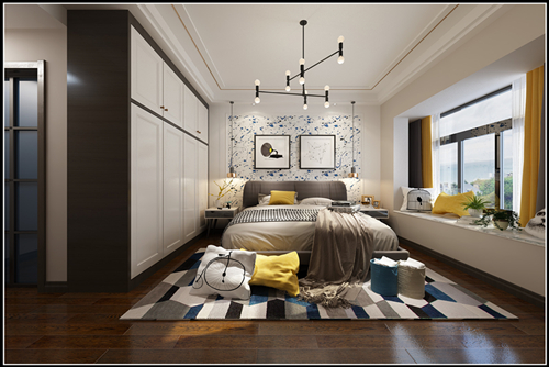 佛山市保利玥府現(xiàn)代簡約風格三居室裝修案例