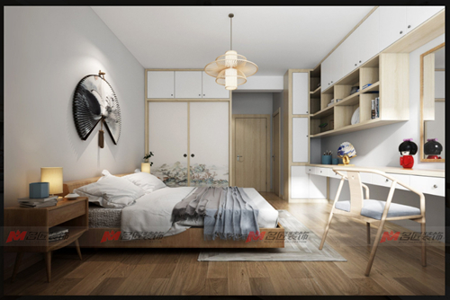 泉州市中駿&middot;麗景府日式風(fēng)格三居室裝修案例