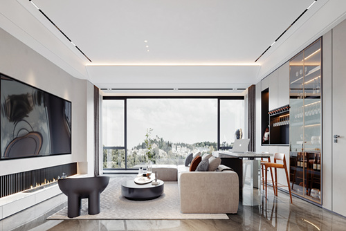 云浮市敏捷時空壹號現代風格別墅裝修案例