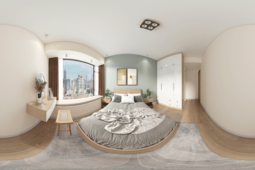 江門市雁山豪苑北歐風(fēng)格三居室裝修案例