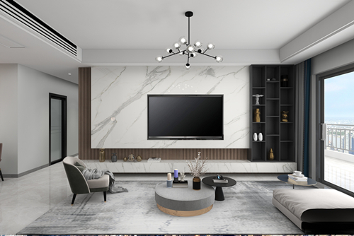 江門市翠景園現(xiàn)代風(fēng)格復(fù)式裝修案例