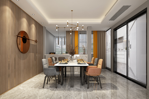 江門市碧桂園山水豪園現代風格四居室裝修案例