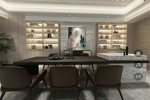 衢州市白馬公寓現代簡約風格平層裝修案例