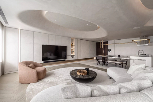 韶關市麗灣華府現代簡約風格復式裝修案例