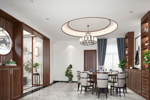 韶關市碧桂園&middot;鳳凰名邸新中式風格別墅裝修案例