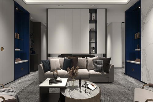 廣州市天譽半島花園現代風格辦公空間裝修案例
