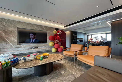 河源市安吉花園輕奢風格四居室裝修案例