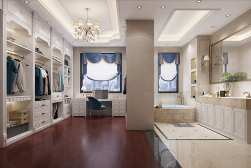 海口市海鑫城歐式風格別墅裝修案例