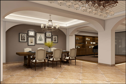 ?？谑忻褓Q大廈新中式風格別墅裝修案例