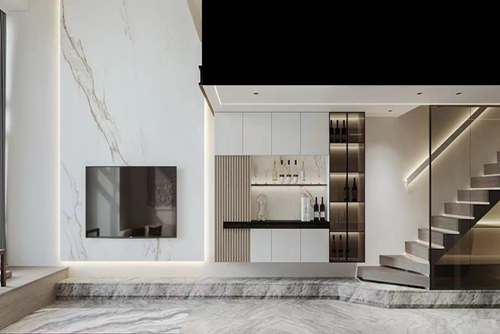 清遠市現代城現代簡約風格復式裝修案例