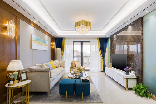 海口市榕莊現代簡約風格三居室裝修案例