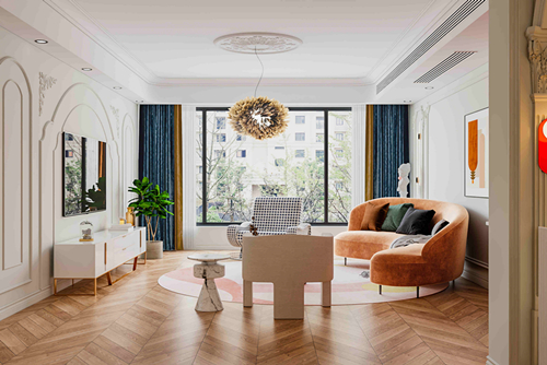 淮安市億力未來城現代風格三居室裝修案例