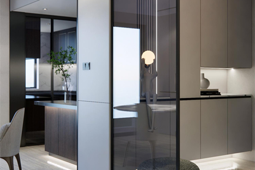 江門市御郡花園現(xiàn)代風(fēng)格三居室裝修案例