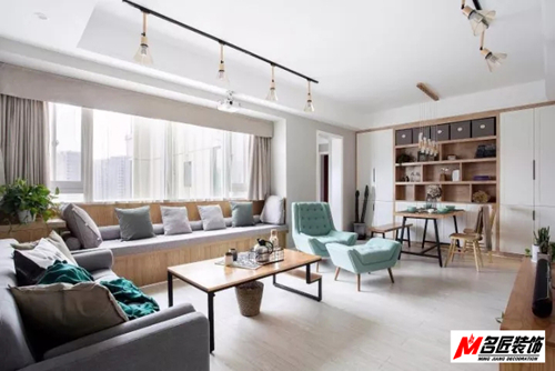 江門市鶴山新華城現(xiàn)代簡約風(fēng)格三居室裝修案例