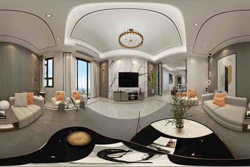 泉州市武夷&middot;時代天越輕奢風格平層裝修案例