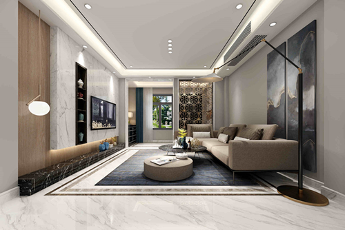 清遠市現代城現代簡約風格別墅裝修案例