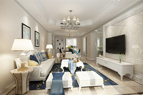 中山市奕翠園現代簡約風格三居室裝修案例