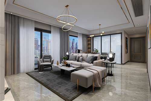 中山市中泰上境歐式風格四居室裝修案例