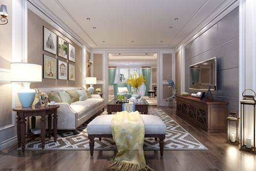 潮州市彩宏花園新中式風格復式裝修案例