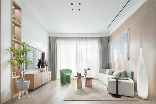 江門市明泰城北歐風格三居室裝修案例