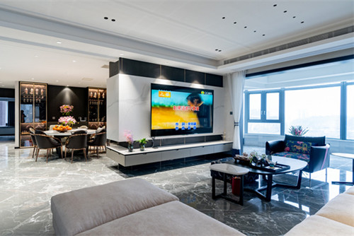 德陽市華西苑現代簡約風格四居室裝修案例