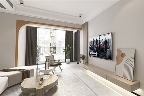 莆田市安福小區現代簡約風格三居室裝修案例