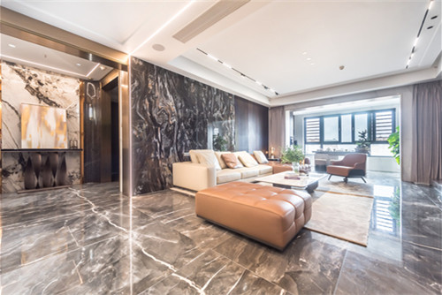 海口市成信麗苑輕奢風格四居室裝修案例