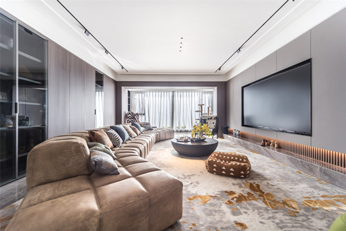 ?？谑邪埞⑤p奢風(fēng)格四居室裝修案例