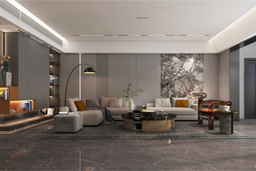 潮州市福裕園現代簡約風格四居室裝修案例