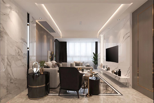 莆田市莆陽西路小區(qū)現(xiàn)代簡(jiǎn)約風(fēng)格四居室裝修案例