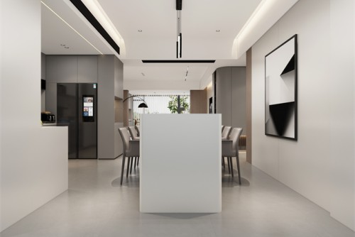 汕頭市半島逸景花園現代風格三居室裝修案例