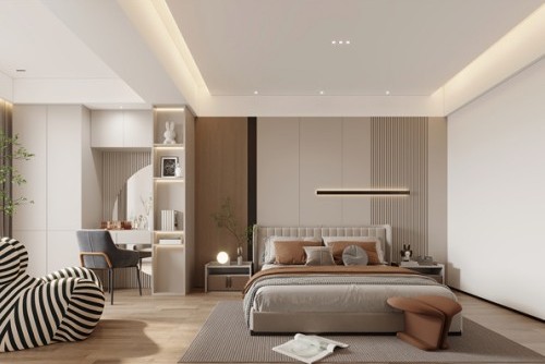 汕頭市鉑悅府現代風格四居室裝修案例