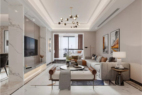 潮州市紅光坑尾池公路局宿舍現代簡約風格三居室裝修案例