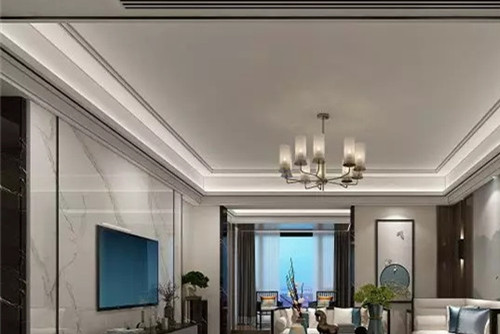 潮州市安盛新園南區新中式風格三居室裝修案例