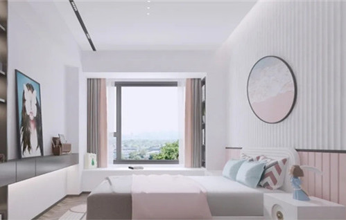 潮州市柏嘉名庭新中式風(fēng)格四居室裝修案例