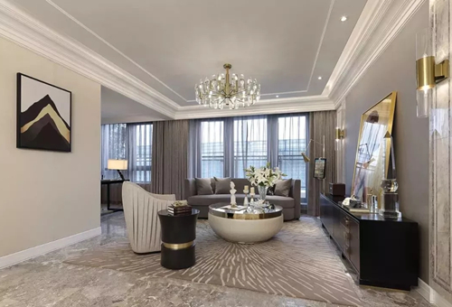 恩施101-200平米輕奢風(fēng)格福海花園家裝設(shè)計效果圖