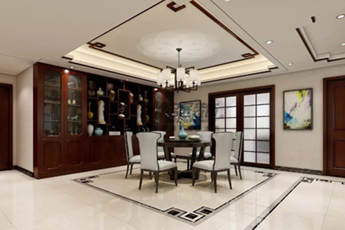 合肥市通和&middot;星辰同輝美式風格三居室裝修案例