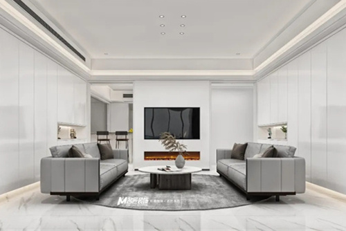 汕頭市臻和園現(xiàn)代簡(jiǎn)約風(fēng)格四居室裝修案例