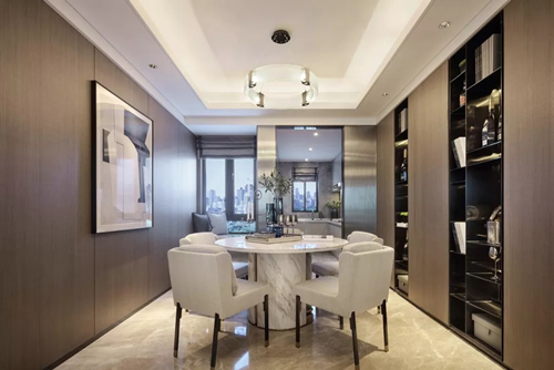 珠海市湖心&middot;金茂悅現代簡約風格三居室裝修案例